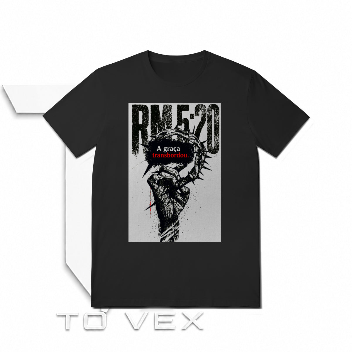 Vestir a camisa To Vex com Romanos 5:20