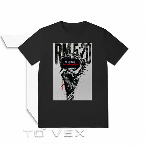 Vestir a camisa To Vex com Romanos 5:20