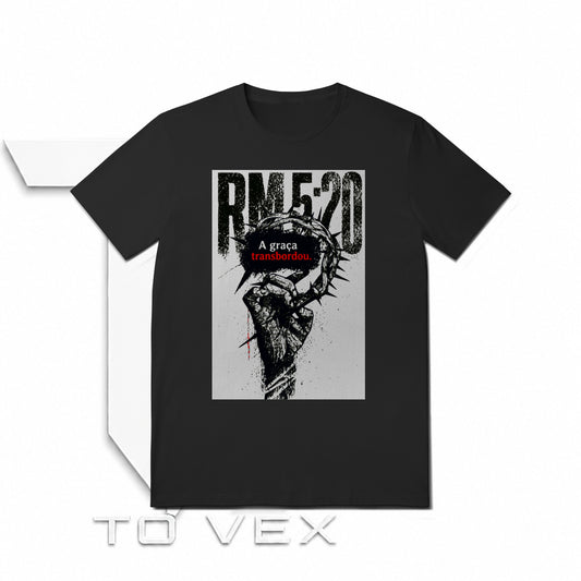 Vestir a camisa To Vex com Romanos 5:20
