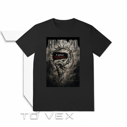 Vestir a camisa To Vex com Romanos 5:20